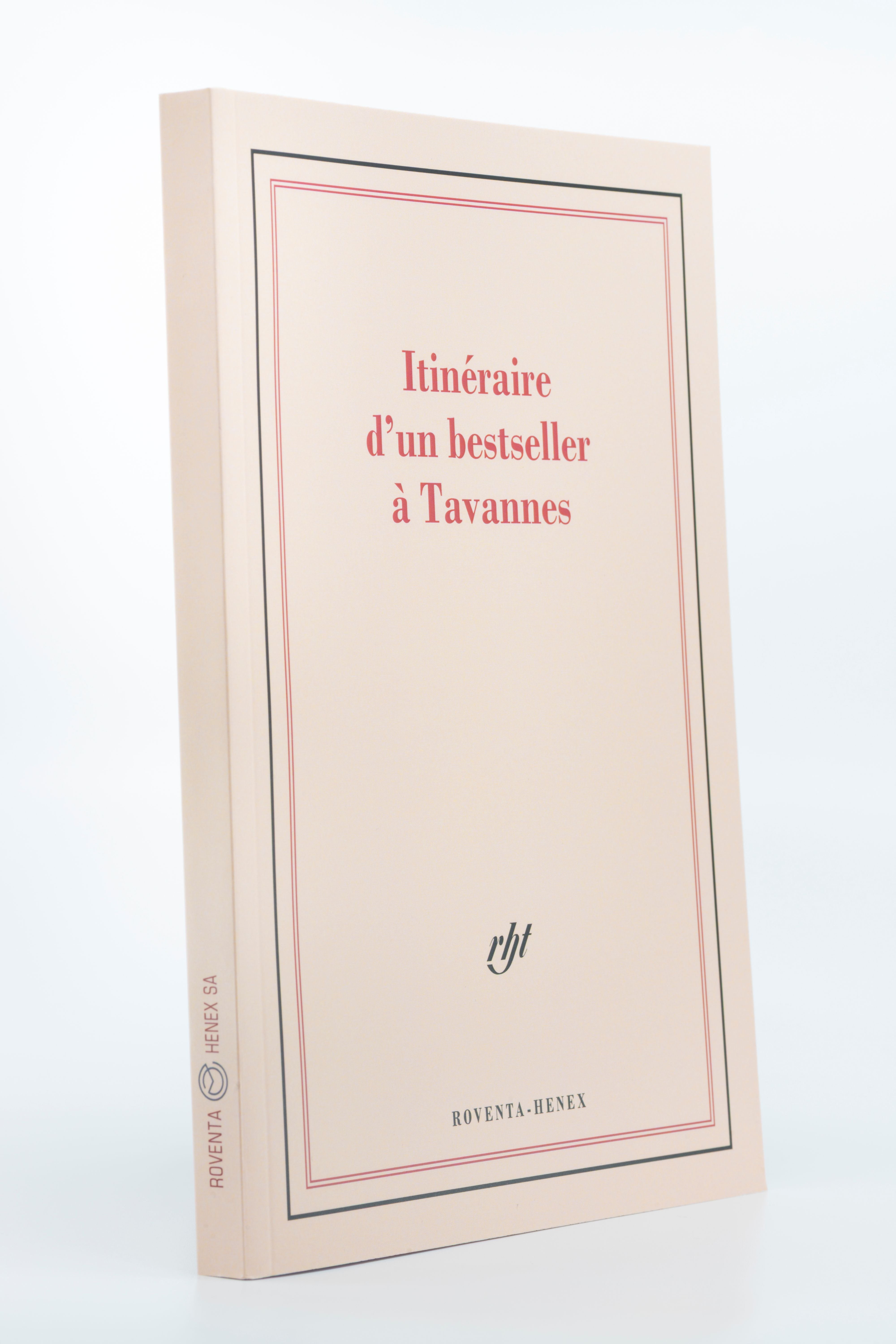 Notebook "Itinéraire d'un bestseller à Tavannes"