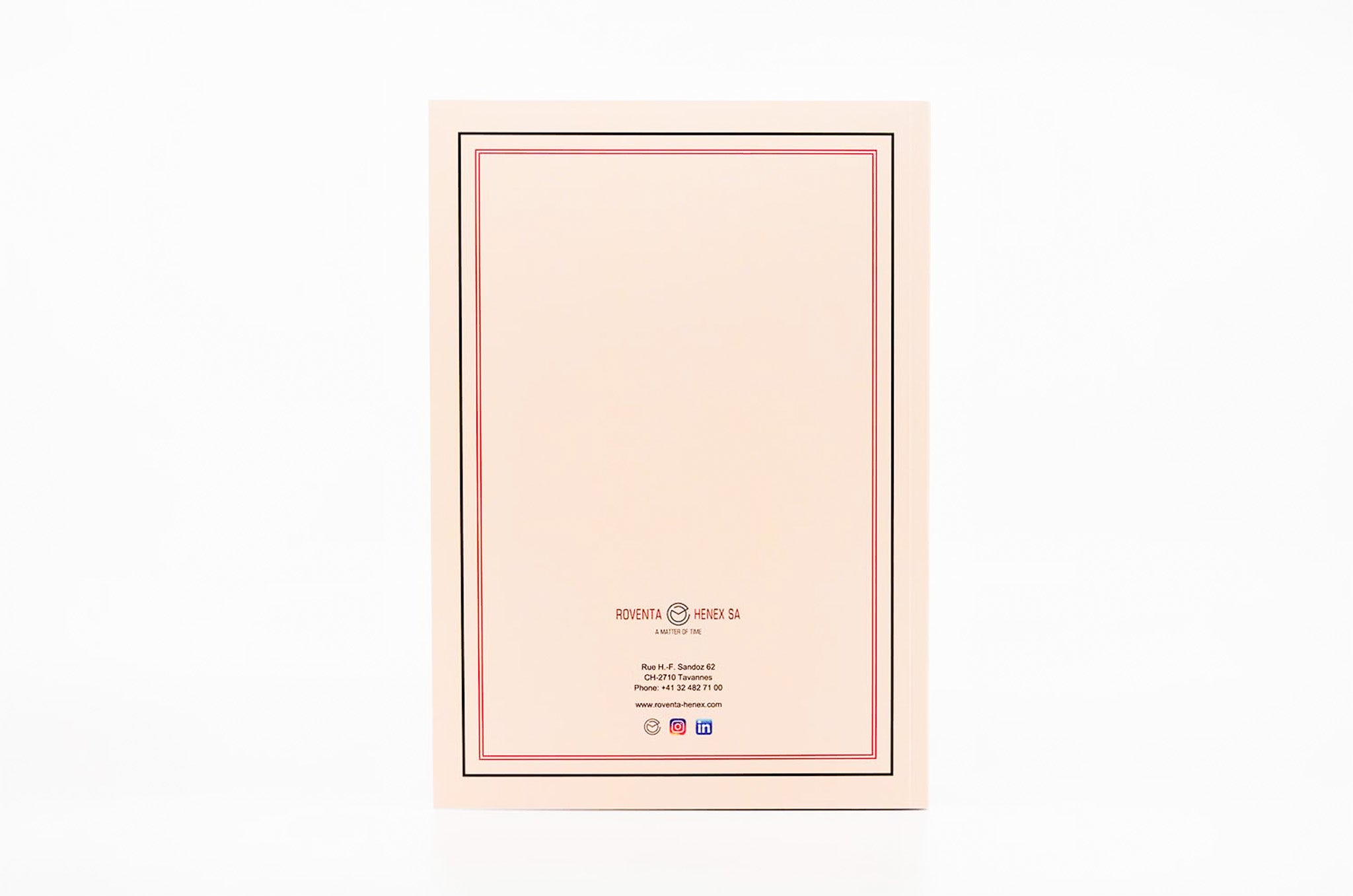 Notebook "Itinéraire d'un bestseller à Tavannes"