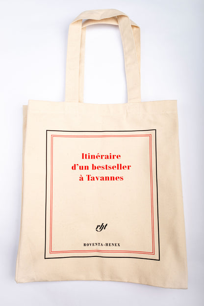 Tote Bag "Itinéraire d'un bestseller à Tavannes"